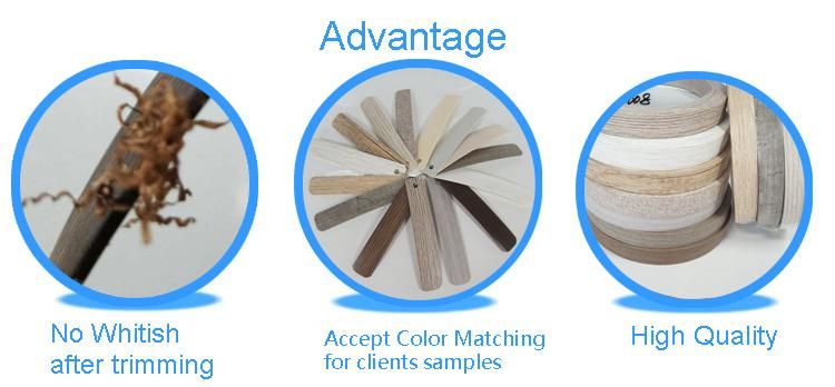 ABS Edge Banding Tape White and Wooden Color