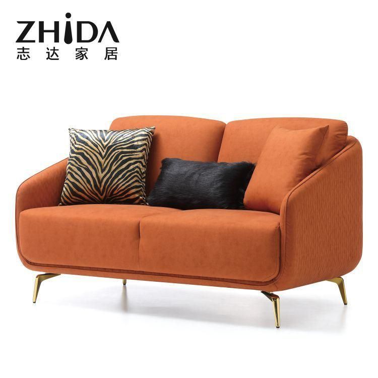 Good Price Delicated Italian Style Farbic Sofa Elegant Customized Living Room Couch for Villa