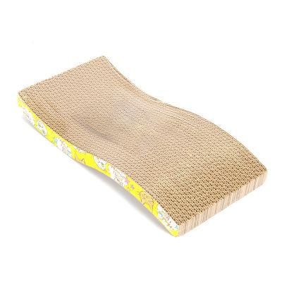 Cat Scratcher Pad Recycle Corrugated Cat Scratching Pad Type S Cat Scratch Pad Lounger Sofa for Furniture Protector