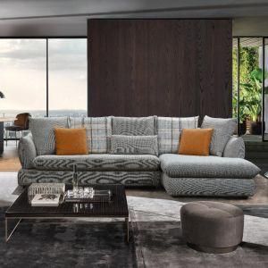 Small Size Fabric Corner Sofa for Living Room