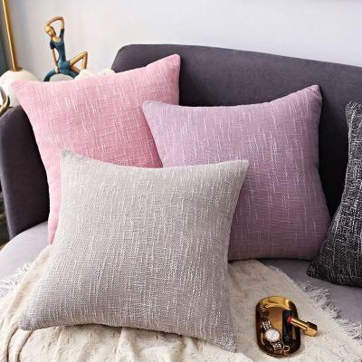 2022 New Hot Cotton and Linen Cushion Wholesale Cushion Cover for Customization