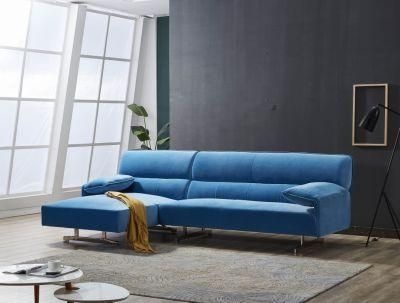 Fabric Small Sofa British Style Sofa Arab Style Sofa Europe Style Sofa Corner Multi Blue Sofa