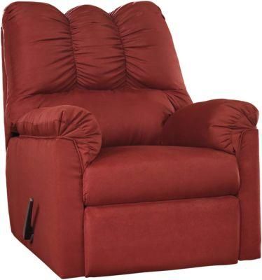 Home Furniture Manual Recliner Sofa Red Bright Warm Color European Style Single Sofa One Seat Office Chair Living Room Sofa