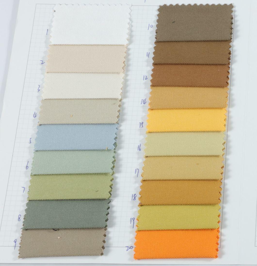 Textile Fashion Stock 100 Cotton Plain Dyed Canvas Fabric New Design for Garment Fabric and Sofa Fabric