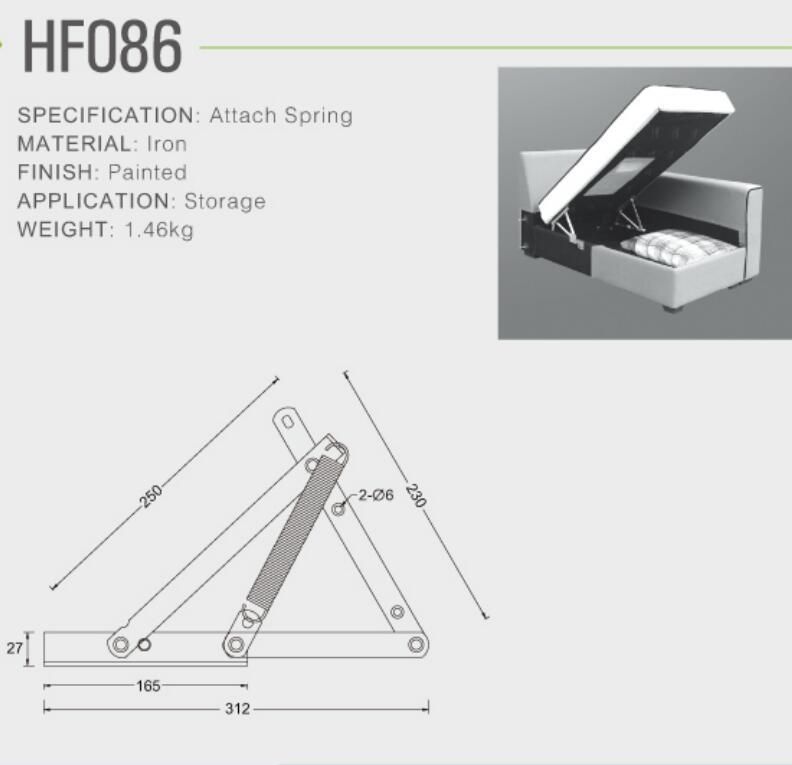 Furniture hinge hardware storage hinge sofa bed hinge mechanism