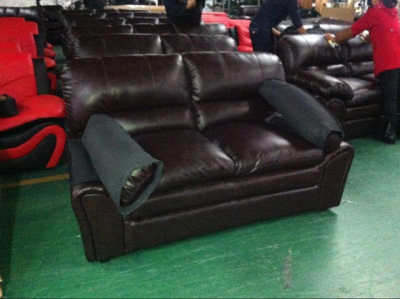 Modern PU Sofa +Love+Chair with Kd Construction for Home Furniture