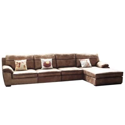 Leather L Shape Home Furniture Living Room Sofa