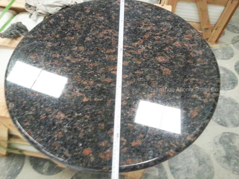 Natural Stone Baltic Brown Round Design Granite Table Top