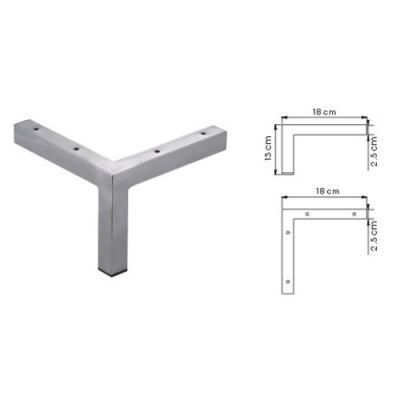 Modern Furniture Sofa Legs DIY Replacement Parts Metal Chrome Y Shape Table Cabinet Cupboard Feet