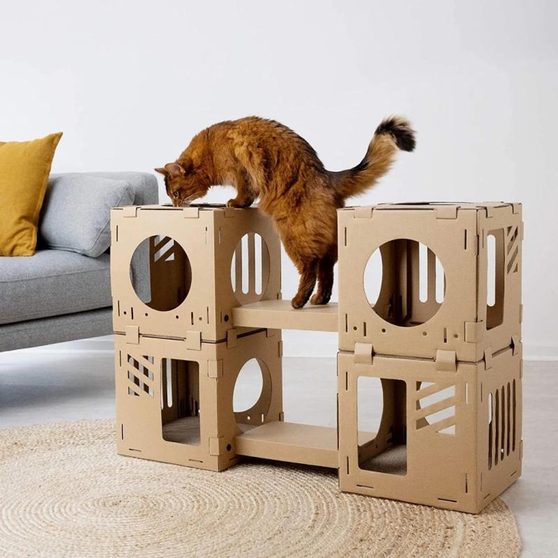 Factory Sales Cardboard Cat Scratcher/Cardboard Cat Sofa/Cat Scratching Board