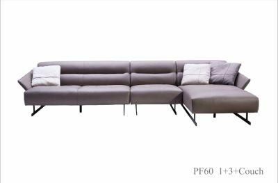 PF60 1+3+Couch Leather Sofa /Living Set in Home and Hotel