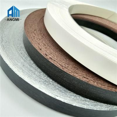 High Quality Pre-Glued 18mm/19mm/20mm Building Material Woodgrain Melamine PVC Edge Banding Tape 50 Meters/Roll