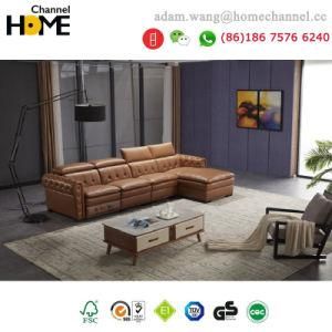 Modern Elegant Home Furniture Living Room Leather Sofa Hck106