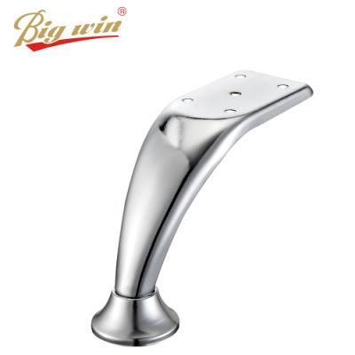 Popular Angled Sofa Leg Chrome Metal Table Feet