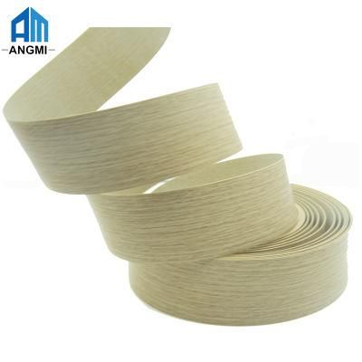 High Tenacity Wooden Color PVC Edge Banding Strips for Kitchen Cabinet Decoration