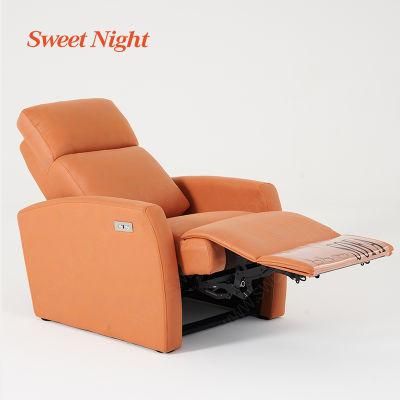 Leather Electric Recliner Sofa Cupholder Set Furniture Modern Luxury Electric Sofa