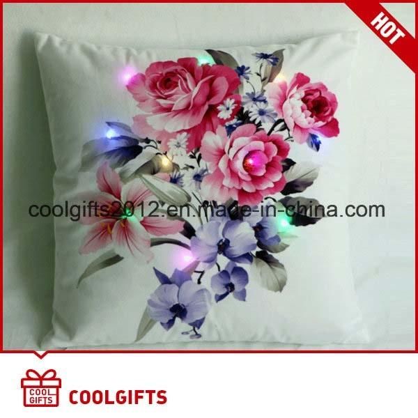 Christmas Decorative LED Pillow Covers Sofa Bedroom Throw Cushion with Light