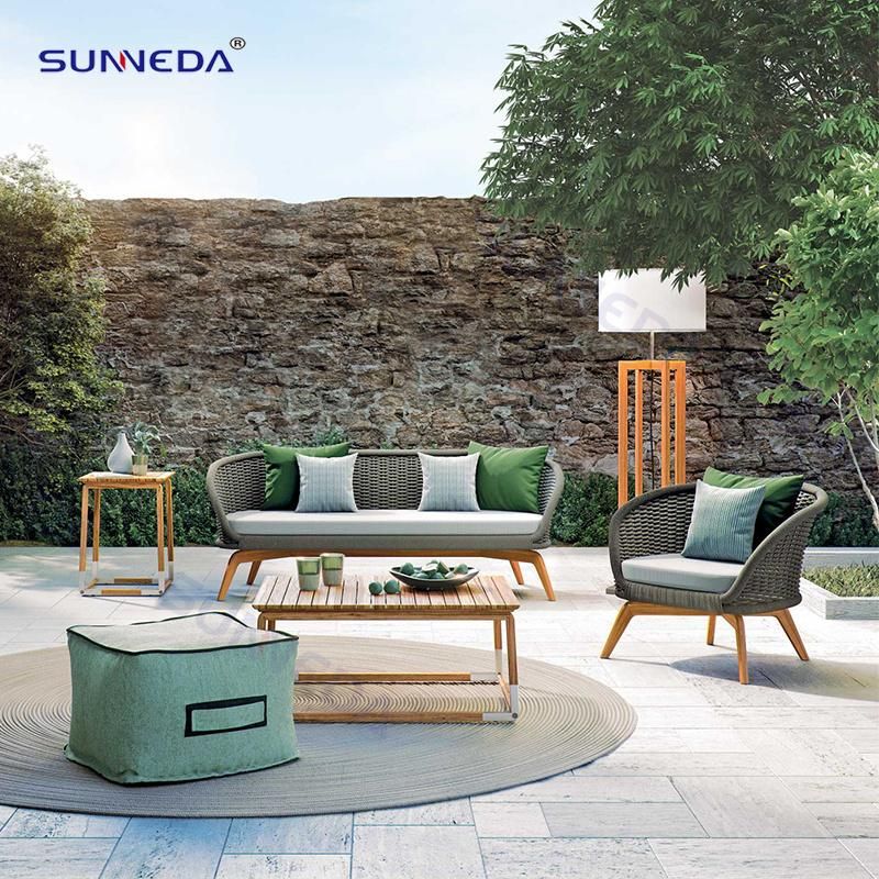 Leisure Rope Garden Gazebo Sofa Love Seat Outdoor Furniture