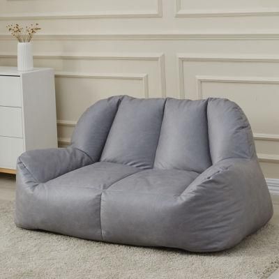 Luckysac Leathaire Bean Bag Sofa Chair, Adult Living Room Chairs, Living Room One Seat Two Seat Corner Sofas