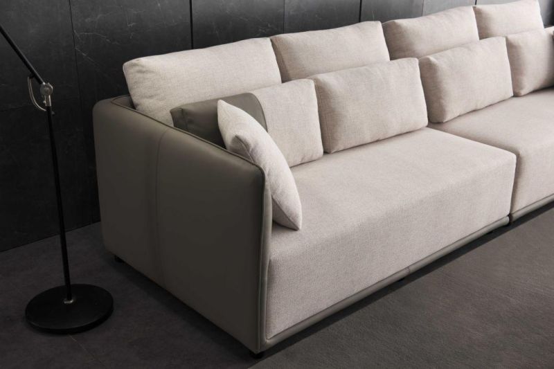 China Manufacturer Latest Newly Modern Furniture Genuine Fabric Sofa Living Room Sofa