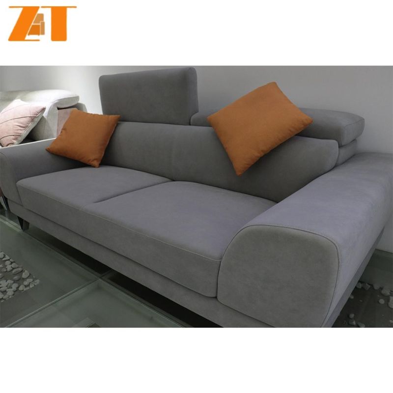 Design New Fashion Light Luxury Furniture Customizations Chair Modern Light Sectional Fabric Sofa Set