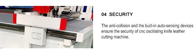 Best Speedy and Precision CNC Cutter Knife Machine for Sofa Fabric Shoe Fabric Cloth Fabric Widely Apply to Garment Apparel