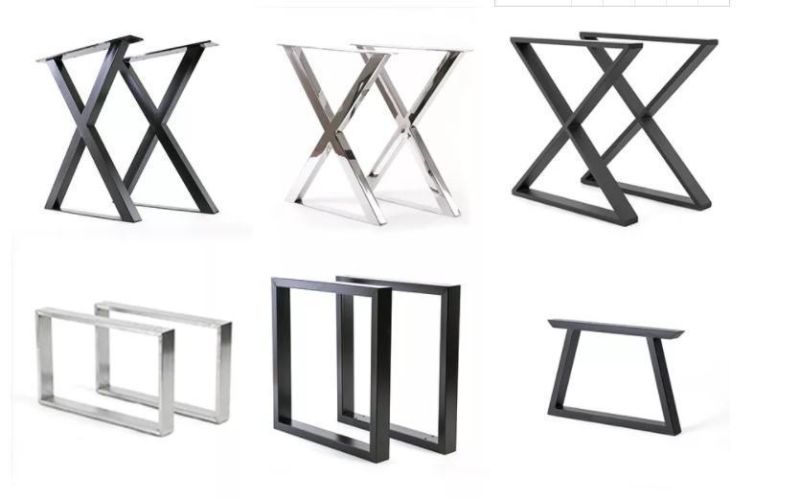 Office Furniture Square Metal Iron Table Leg