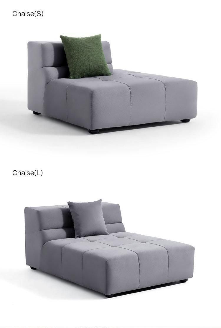 European 1+2+4 Linsy Corner Set Sets Furniture Modular Sofa Modern New Tbs022