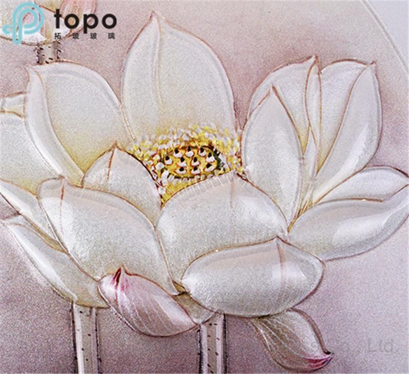 Decorative Glass Painting for Bedroom Decor (MR-YB6-2013)