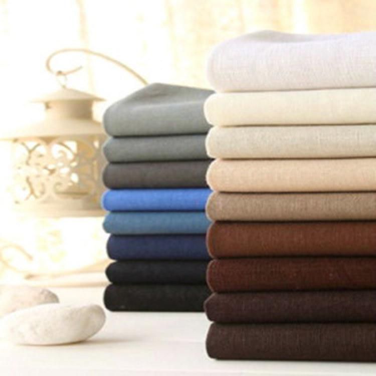 Low Price Natural Pure Linen Fabric for Sofa Furniture