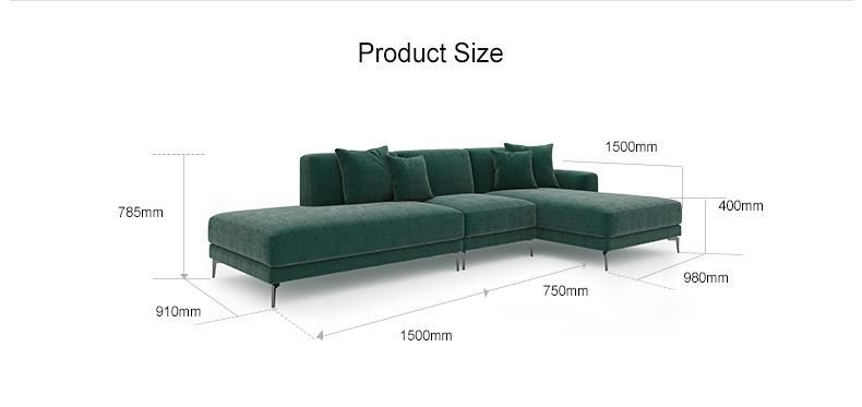 Modern Wood Corner Sofa Furniture Royal Home Sets Recliner Sofa