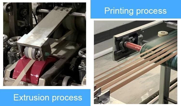 High Gloss PVC Edge Banding Strips Blue White Orange Colors