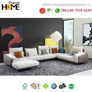2018 New Solid Wood Fabric Sofa for Home Living Room (HC1805)