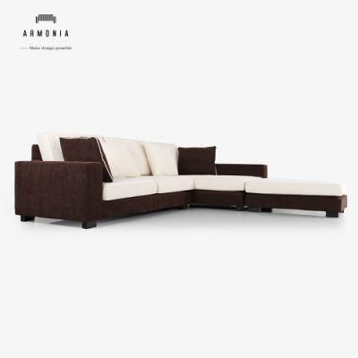 New Modern Furniture Corner Recliner Sectional L Shape Leisure Sofa