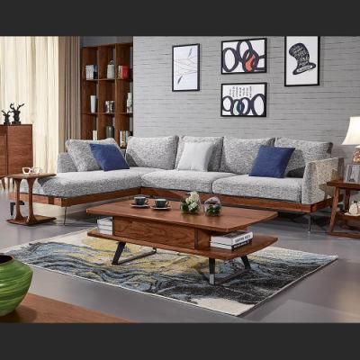 Modern Home/Hotel Furniture Living Room Chaise Sofa Set Fabric Sofa China Manufacturer
