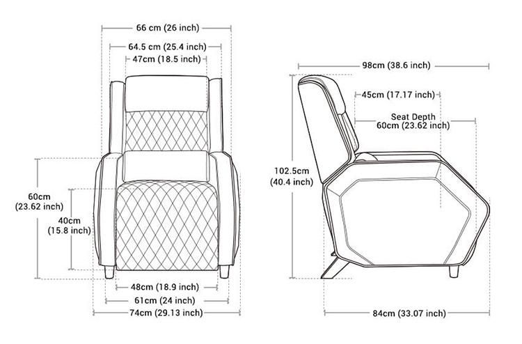 Racing Style Ergonomic PU Leather Gaming Sofa