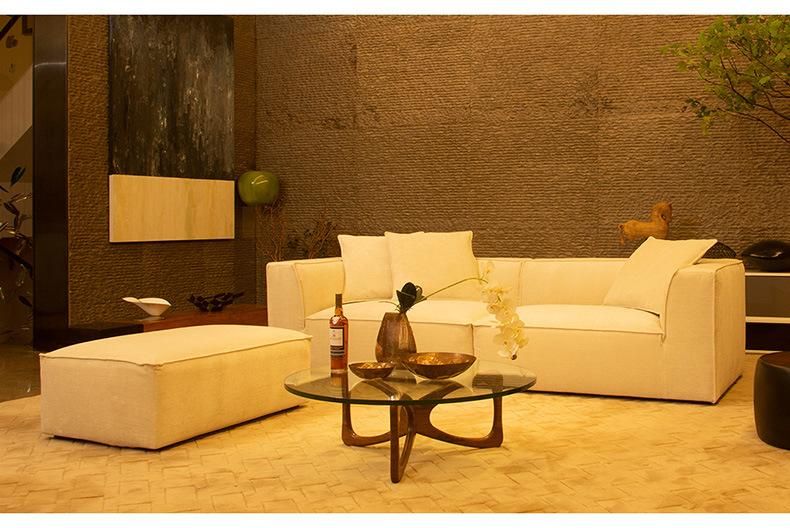 China Medium Back Fabric Luxury Modern L Shape Home Furniture Sofa
