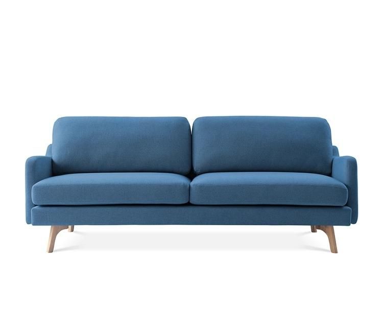 Japanese Minimalist Style Home Living Room Fabric Three Seat Sofa