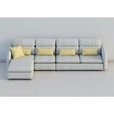 Living Room L-Shape Corner Sofa for Hotel Furniture