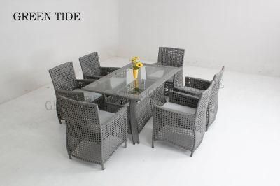 New Design Outdoor Garden Patio Rattan Furniture Dining Sofa Set for Home