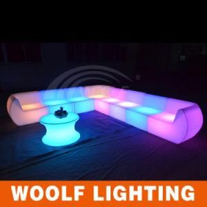 Modern Life Comfortable Colorful LED Light Sofa