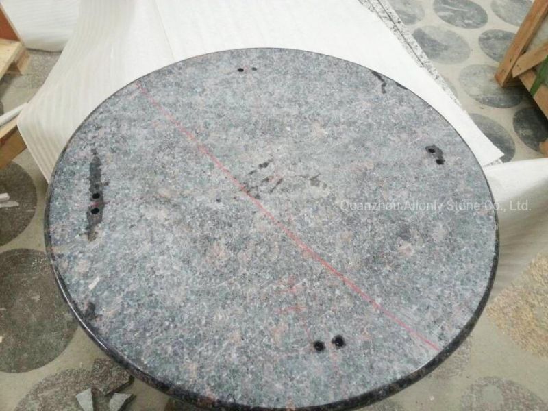 Natural Stone Baltic Brown Round Design Granite Table Top