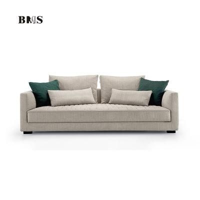 Hotel Furniture Modern Living Room Design Upholstery 3 Seater Sofa
