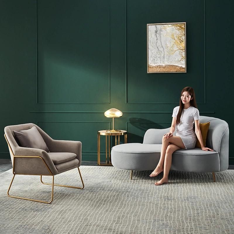 Modular Design Luxury Office Furniture L Shape Sofa Chaise