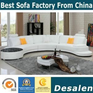 Factory Price Modern U Shape Genuine Leather Sofa (B. 958)