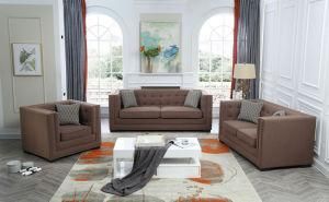 Modern Design Living Room Linen Fabric Sofa Set