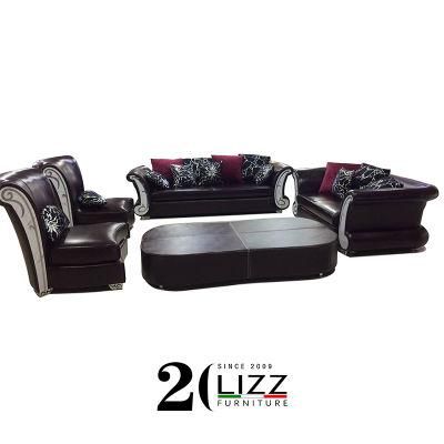 Modern Leisure 1+2+3 Sectional Sofa Functional Type Leather Sofa