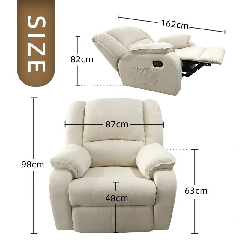 Deluxe Electric Leather Air Recliner Sectional Black Reclining Sofa with 1 Console