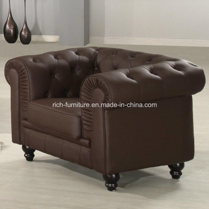 High Quality Vintage Leather Chesterfield Sofa