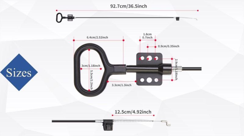 Gas Spring Connector Switch Recliner Replacement Cable D Ring Sofa Release Pull Handle Recliner Chair Cable Couch Replacement Parts